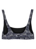 jacquard-print sports bra