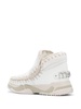 eskimo whipstitch high-top sneakers