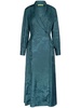 Winding Stream Party silk wrap dress