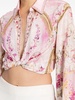 Fresco Fairytale-print silk shirt 