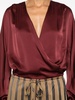 wrap silk blouse