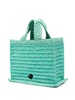 small JP raffia tote bag