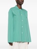 spread-collar cotton shirt