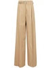 Dana wide-leg cotton-linen trousers