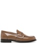 slip-on leather loafers 