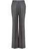 mid-rise tailored trousers