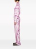 abstract-print silk trousers