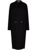 oversize double-breasted wool coat