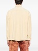 drop-shoulder suede shirt