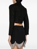 Self Portrait Black Boucle Cropped Jacket