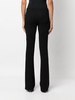 stretch flared trousers