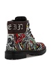 Mid Tattoo leather ankle boots