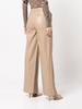 four-pocket buttoned straight trousers 