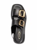 double buckle fastening sandals