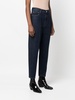 high-waist cropped jeans