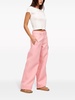 high-waist wide-leg trousers