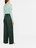 crepe wide-leg trousers