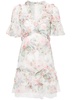 Paradise Garden floral-print minidress 