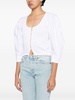 White Organic Cotton-Poplin Blouse