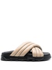 35mm chunky open-toe slides