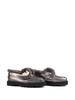 Yacht shearling-trim leather loafers   