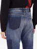 straight-leg denim trousers