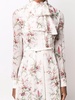 floral-printed pleated dress