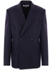 wool double-breasted blazer