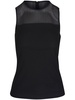 sleeveless mesh tank top