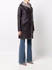 shearling-lined leather coat