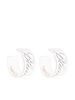 logo crystal-embellished earrings