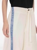 logo-tape wide-leg shorts