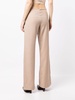 asymmetric wide-leg trousers