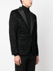 Lord Fit flocked velvet blazer