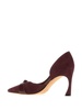 90mm suede pumps