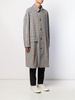 vichy print trench coat