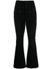 Aurora corduroy flare ski trousers