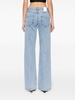 mid-rise flared-leg jeans