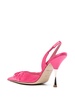 gathered slingback pumps