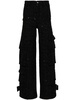 Ultracargo tweed wide-leg trousers