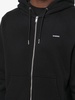 logo-print zip-up hoodie