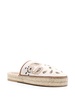 bandana-jacquard flat espadrilles