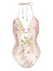 Zimmermann Floral Print One Piece Swimsuit