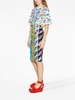 graphic-print high-waisted skirt