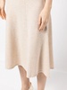 long flared wool-cashmere skirt