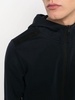 logo-print zipped hoodie