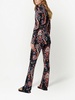 paisley-print flared trousers