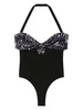 Fiori Di Loto-print swimsuit