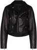 Saige leather biker jacket