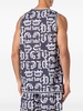 all-over logo-print tank top